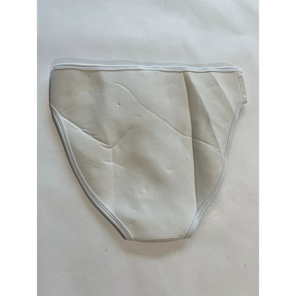 NWT** Zacob Sportiv V-Line Signature Bikini Bottoms in White - Picture 3 of 4